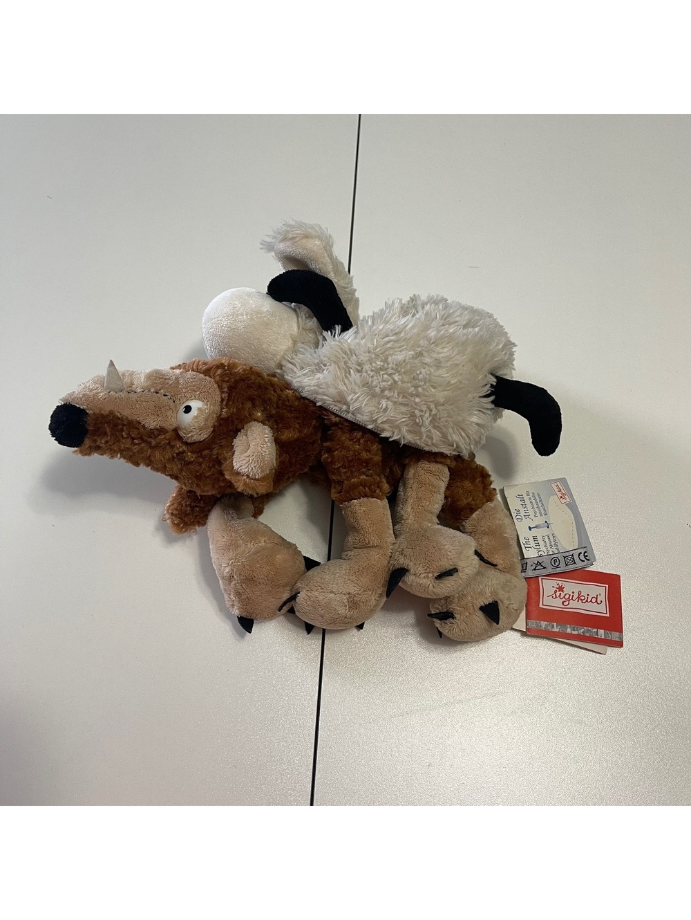 Sigikid Paraplusch Dolly Sheep Wolf Asylum Stuffed Animal German Plush Toy